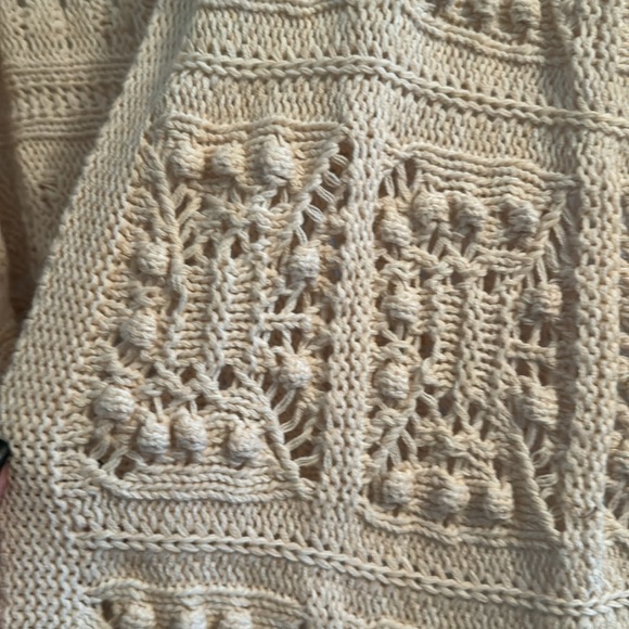 Lucky brand crochet cardigan - Picture 2 of 3